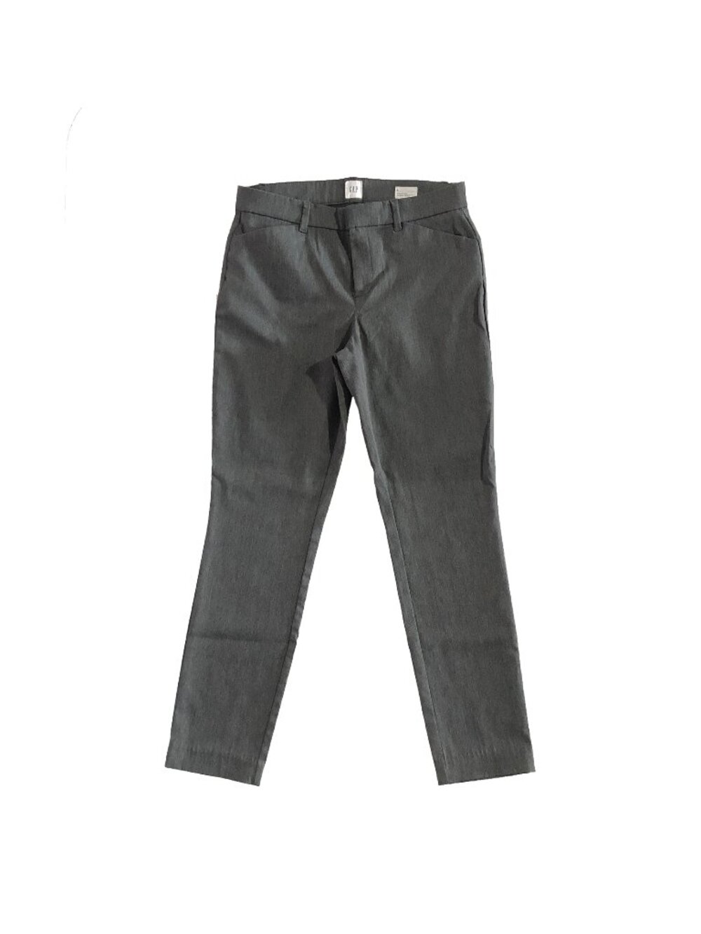 GAP Signature Skinny Ankle Pants Womens 4 Heather Gray Stretch Office Business